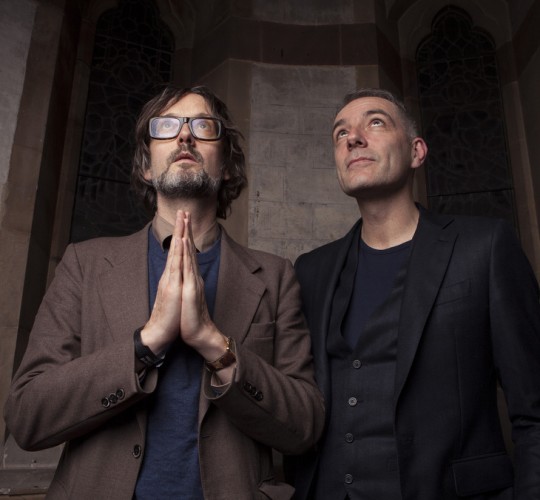 Jarvis Cocker and Steve Mackey at the House of St Barnabas, curated by Jarvis Cocker 23/10/13