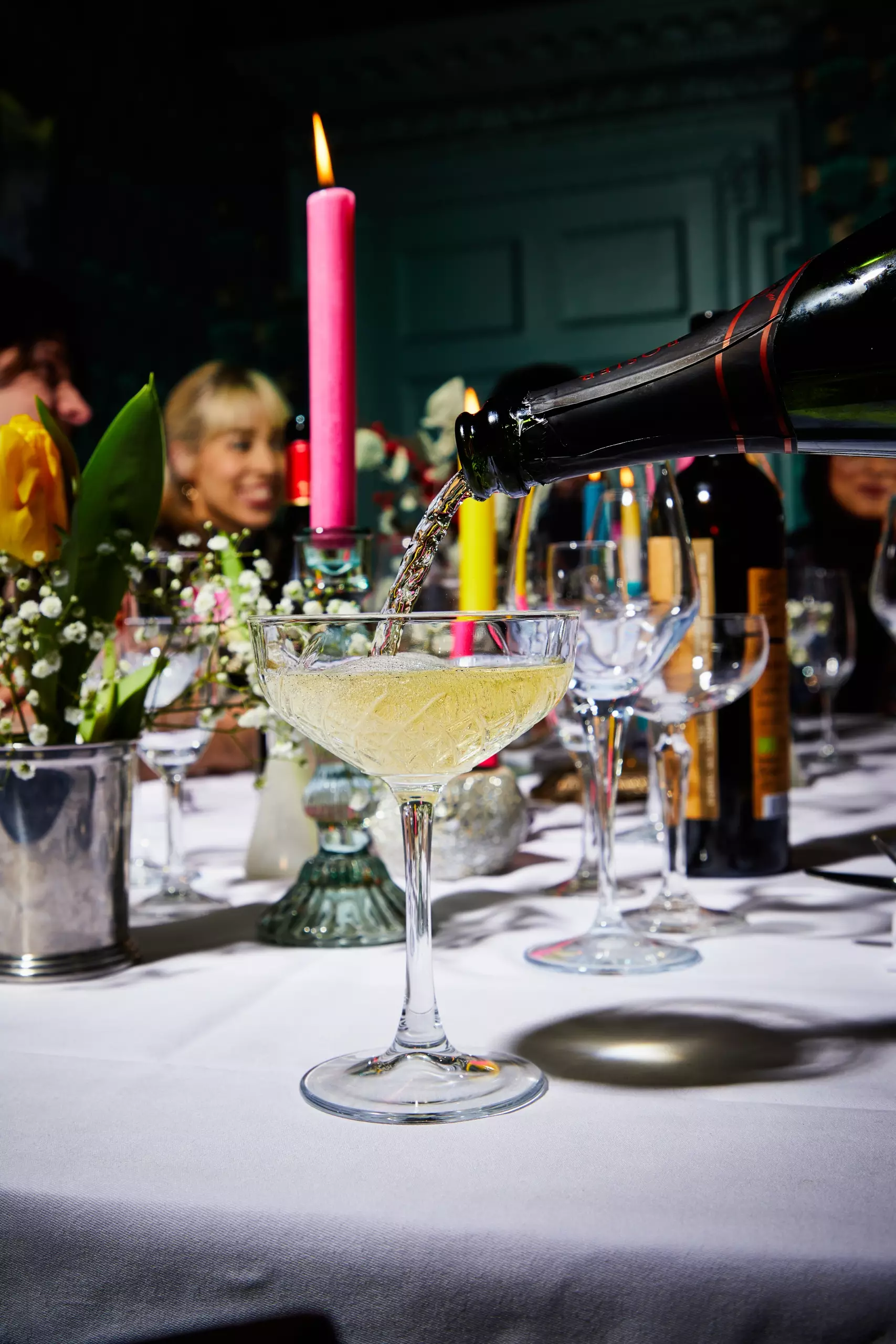 Image of a glass of champagne